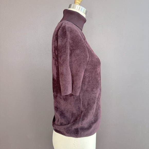 COS chenille knitted short sleeve turtleneck - Picture 4 of 7